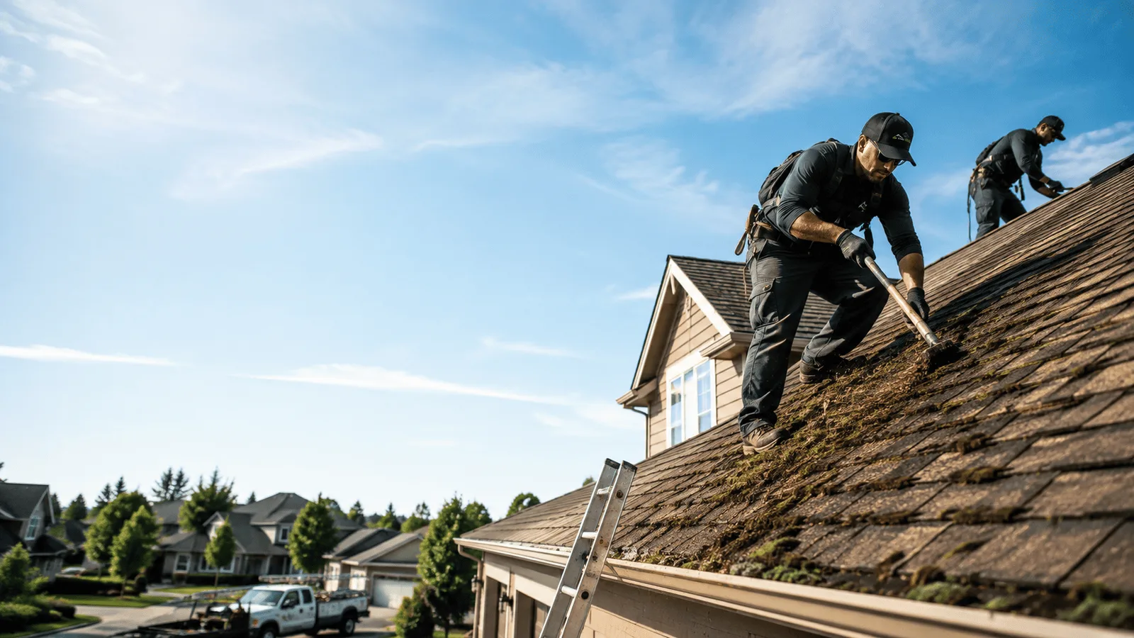 Roof Moss Removal in Linden, IN near me